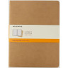 Набор блокнотов MOLESKINE Cahier Journal XLarge, линейка, бежевый, 3 шт. QP421