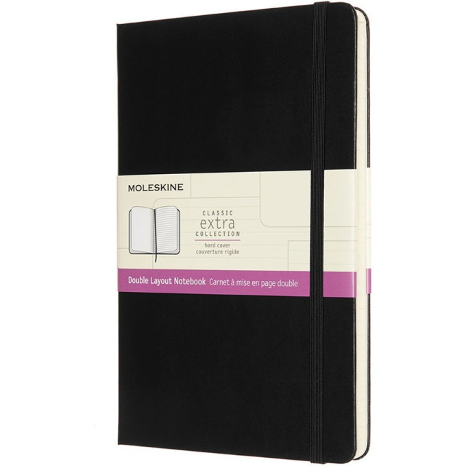 Блокнот MOLESKINE CLASSIC DOUBLE LARGE (черный) NB313HBK