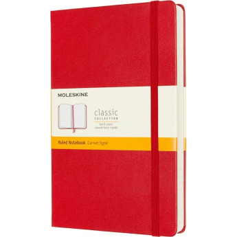 Блокнот MOLESKINE CLASSIC EXPANDED LARGE линейка, красный