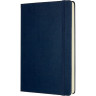 Блокнот MOLESKINE CLASSIC EXPANDED LARGE нелинованный, синий сапфир QP062EXPB20