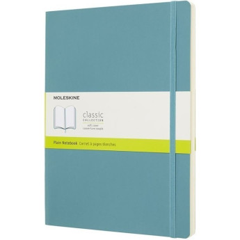 Блокнот MOLESKINE Classic Large, нелинованный, голубой
