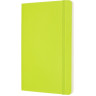 Блокнот MOLESKINE CLASSIC LARGE нелинованный, лаймовый QP618C2