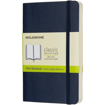 Блокнот MOLESKINE Classic Soft Pocket, нелинованный, сапфир