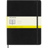 Блокнот MOLESKINE Classic Soft XL, клетка, чёрный QP622