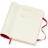 Еженедельник MOLESKINE Academic Soft WKNT Pocket, красный DSF218WN2